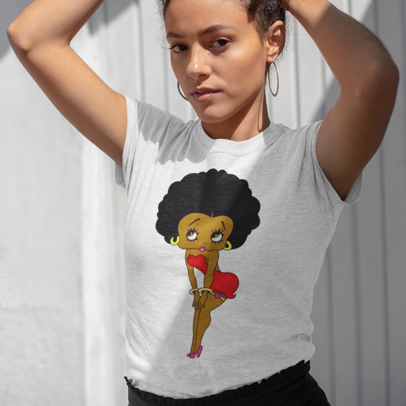 Addict Apparel Tops Natural Hair Afro Betty Boop Tshirt Poshmark